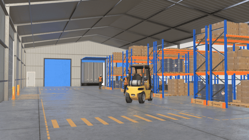 Photo de l'intérieur d'un bâtiment industriel