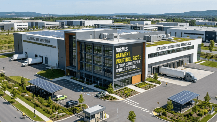 Normes bâtiment industriel 2026, guide complet pour maîtres d’ouvrage